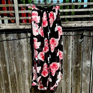 NWOT sheer flowy Palazzo pants w shorts